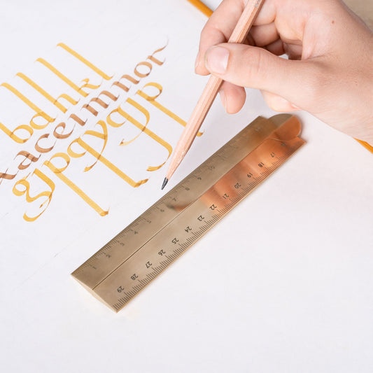 STRIA - Folding Brass Ruler