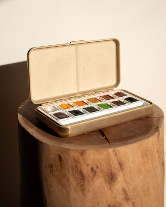 Makers Cabinet × Etchr — Brass Palette: Classic Edition.